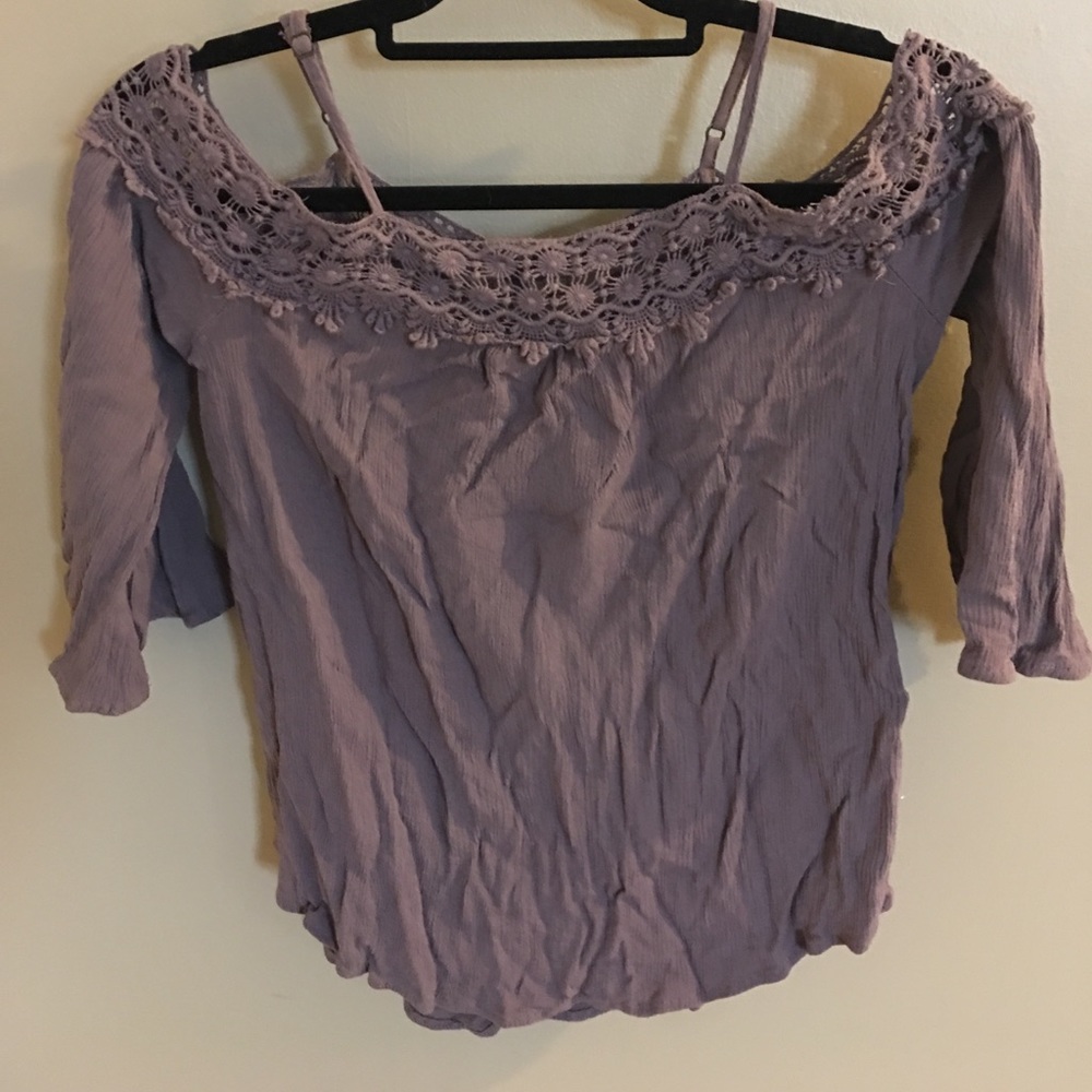 Size small cute off the shoulder shirt